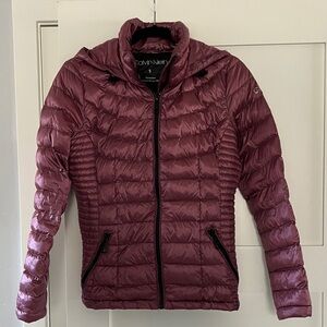 Calvin Klein Women's Burgundy Puffer Jacket